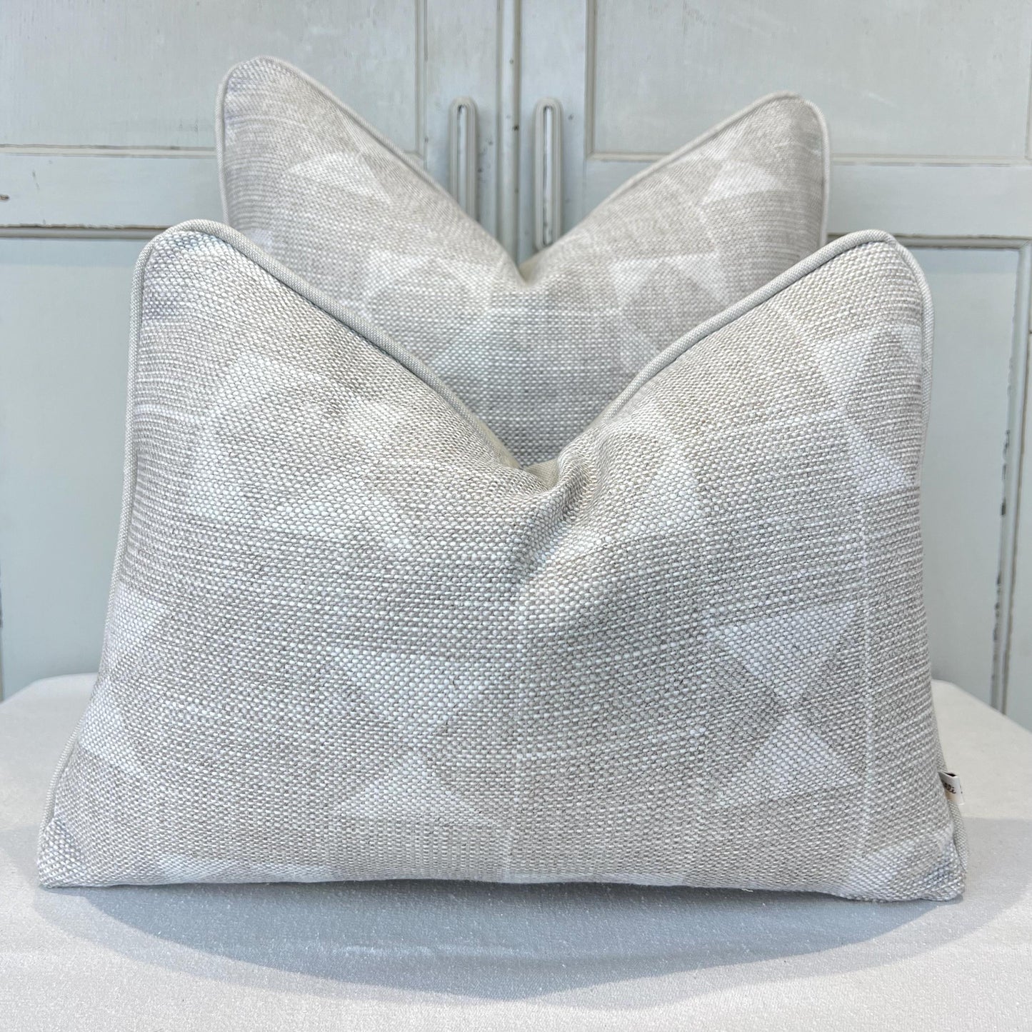 Cushions Made In Fermoie Flag Decorative Light Beige Neutral Linen Cushion Pillow Throw Cover