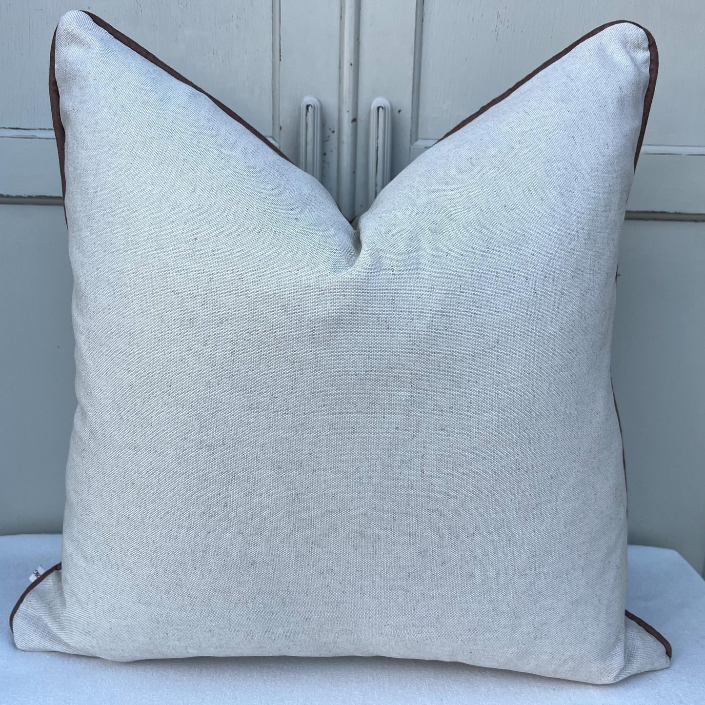 Luxury Designer Mulberry Flying Ducks Stone Brown Luxury Cushion Pillow Cover