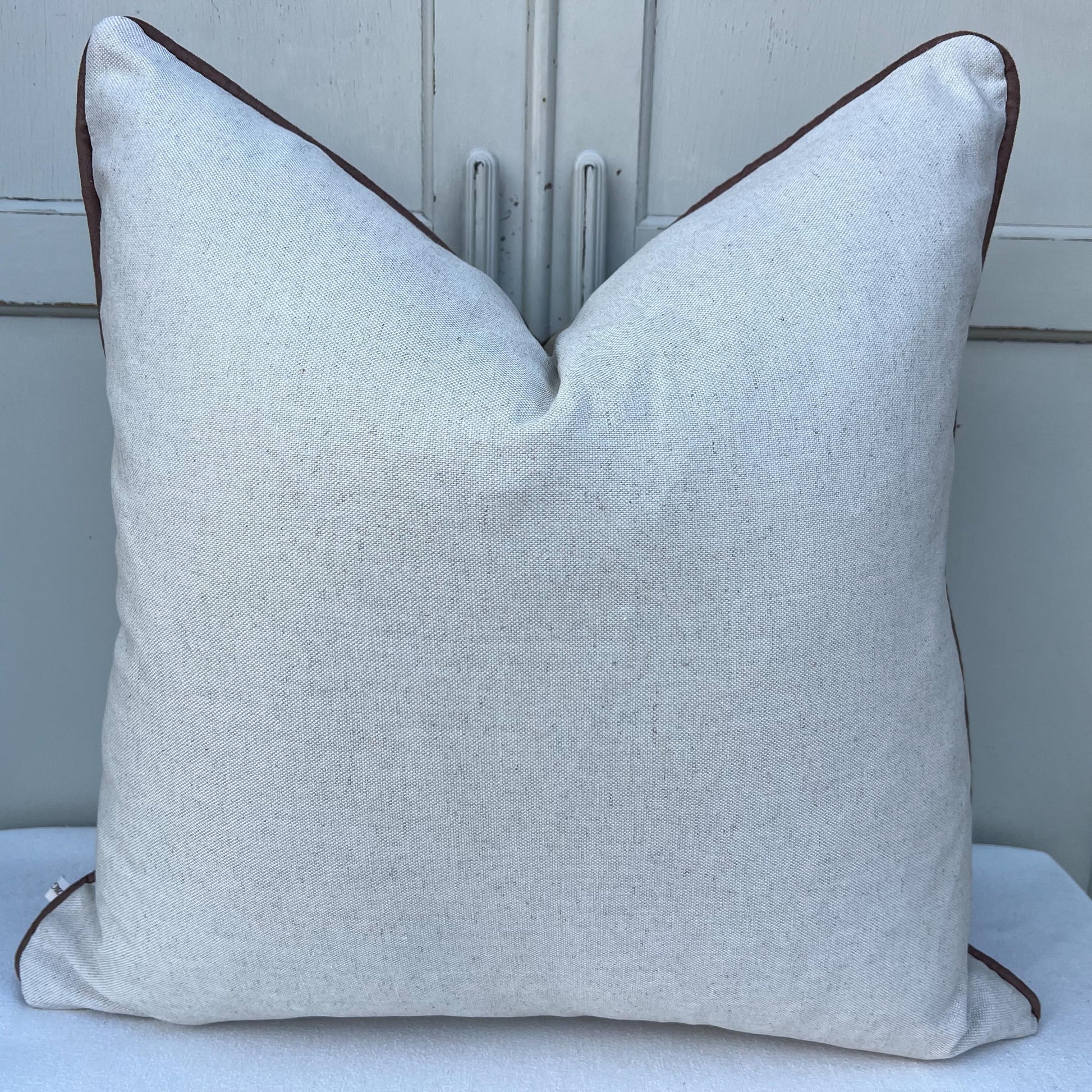 Luxury Designer Mulberry Flying Ducks Stone Brown Luxury Cushion Pillow Cover