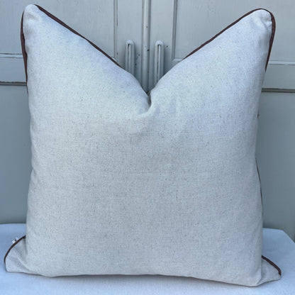 Luxury Designer Mulberry Flying Ducks Stone Brown Luxury Cushion Pillow Cover