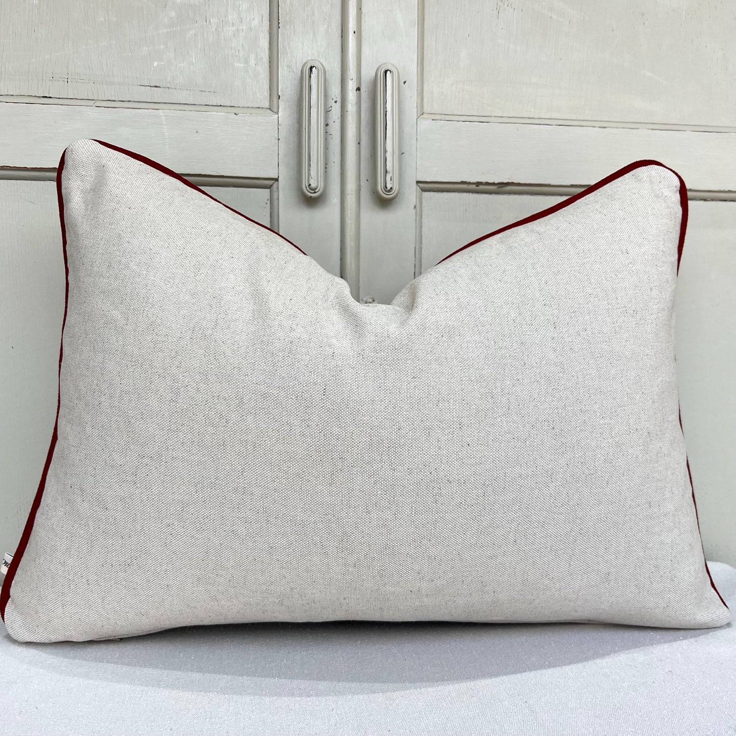 Mulberry Flying Ducks Lumbar Camel Grey Luxury Designer Decorative Cushion Pillow Cover