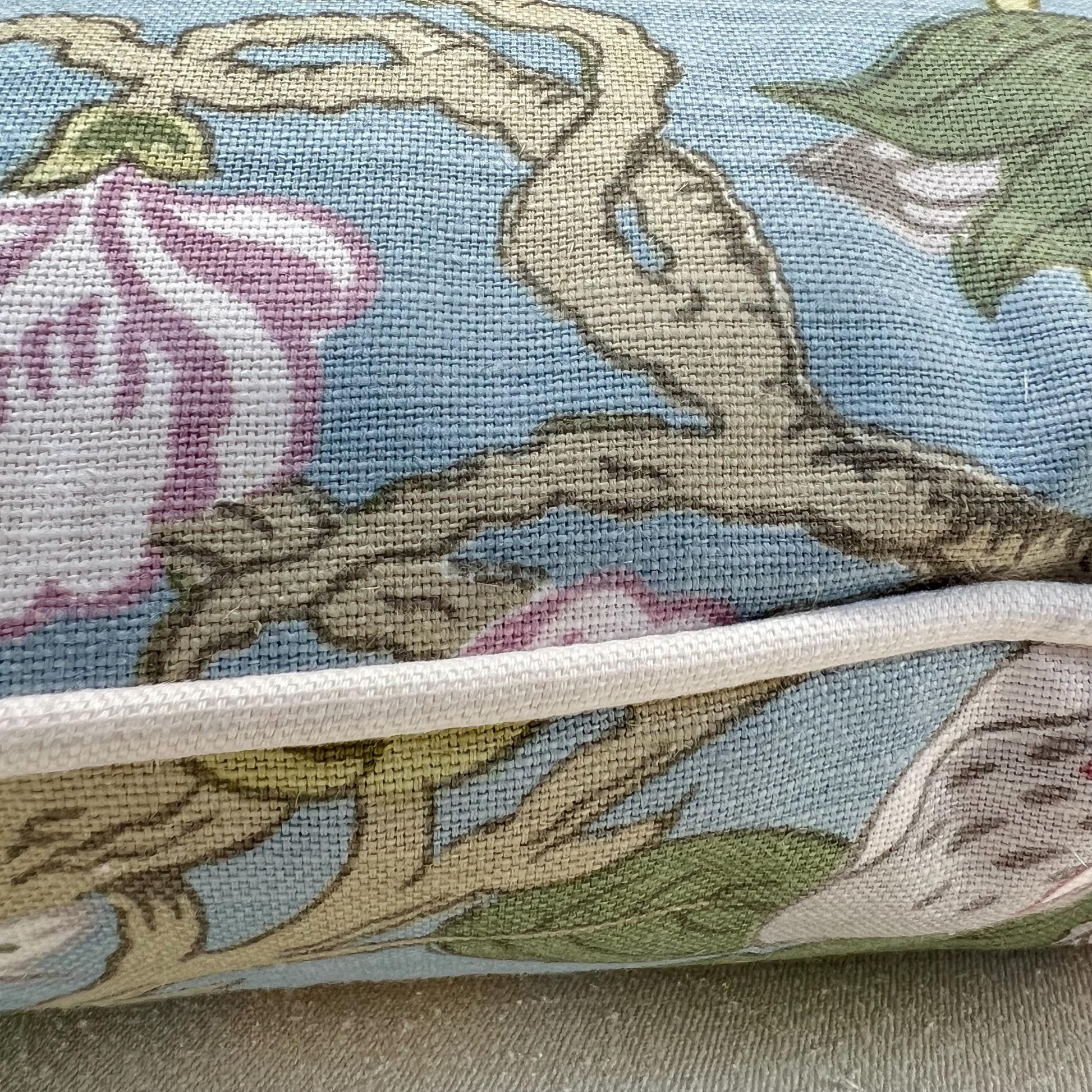 GP & Baker Magnolia Luxury Designer Lilac Blue Green Decorative Cushion Pillow Throw Cover