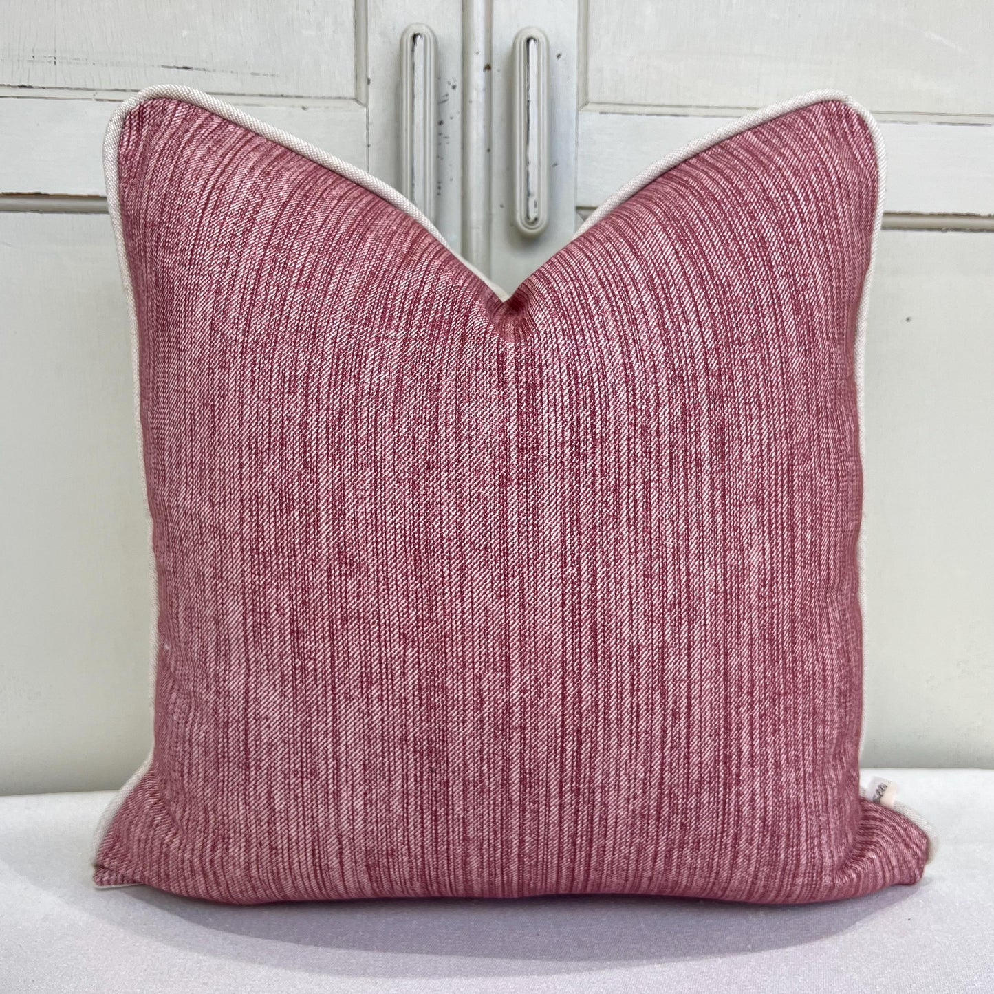 Cushions Made In Fermoie Strie Luxury Designer Decorative Burgundy Cotton Cushion Pillow Throw Cover