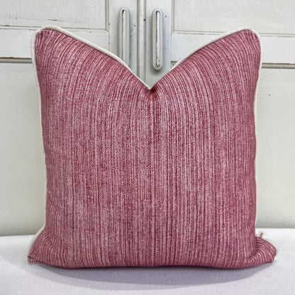 Cushions Made In Fermoie Strie Luxury Designer Decorative Burgundy Cotton Cushion Pillow Throw Cover