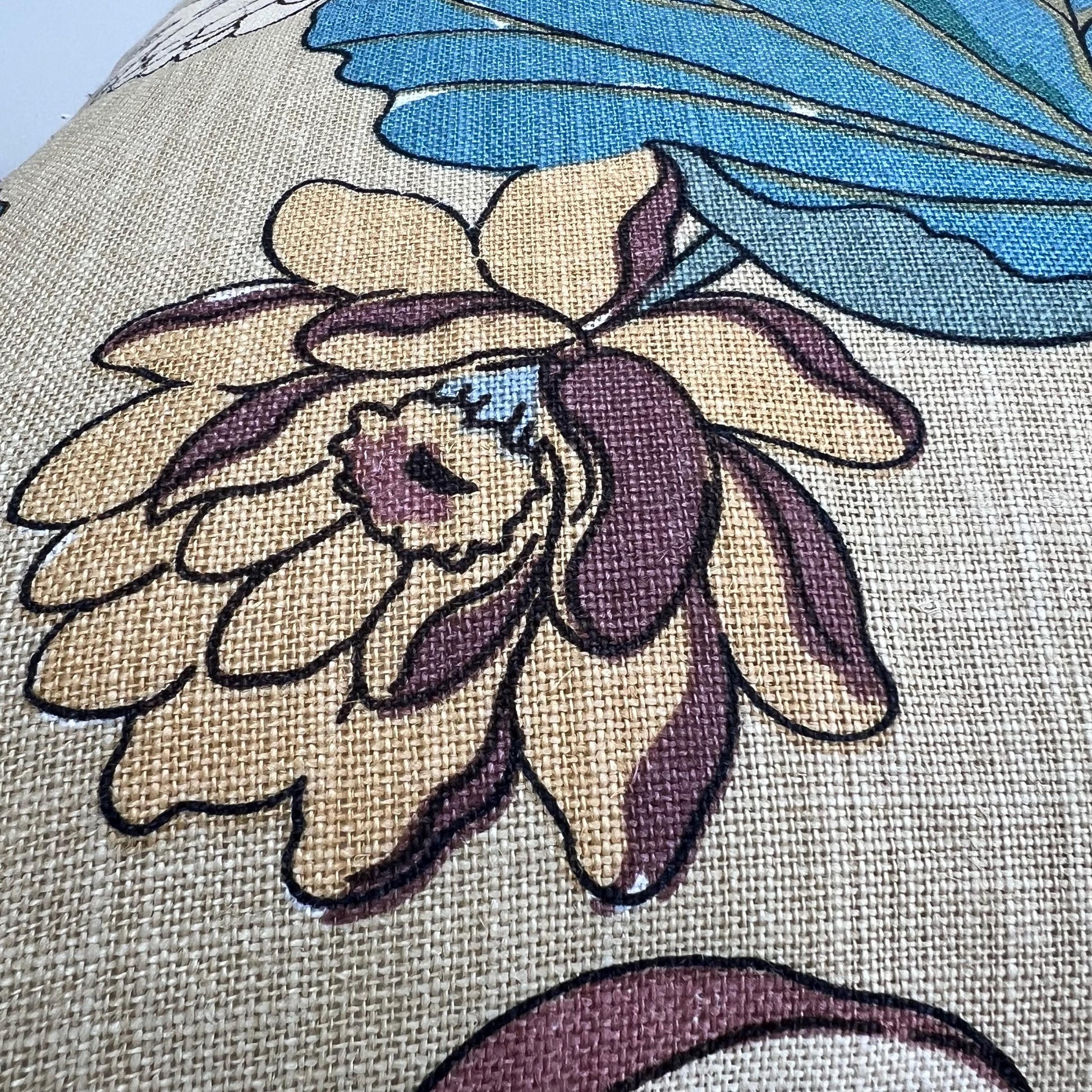 GP & J Baker Nympheus Taupe Beige Luxury Designer Linen Decorative Cushion Throw Pillow Cover