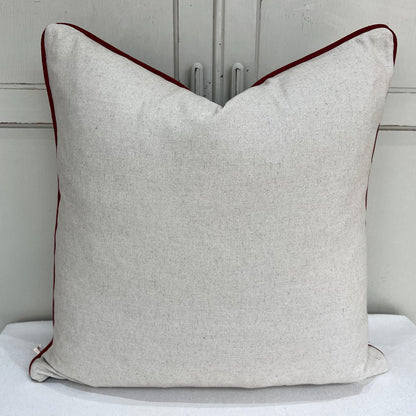 Mulberry Flying Ducks Camel Grey Luxury Designer Decorative Cushion Pillow Cover