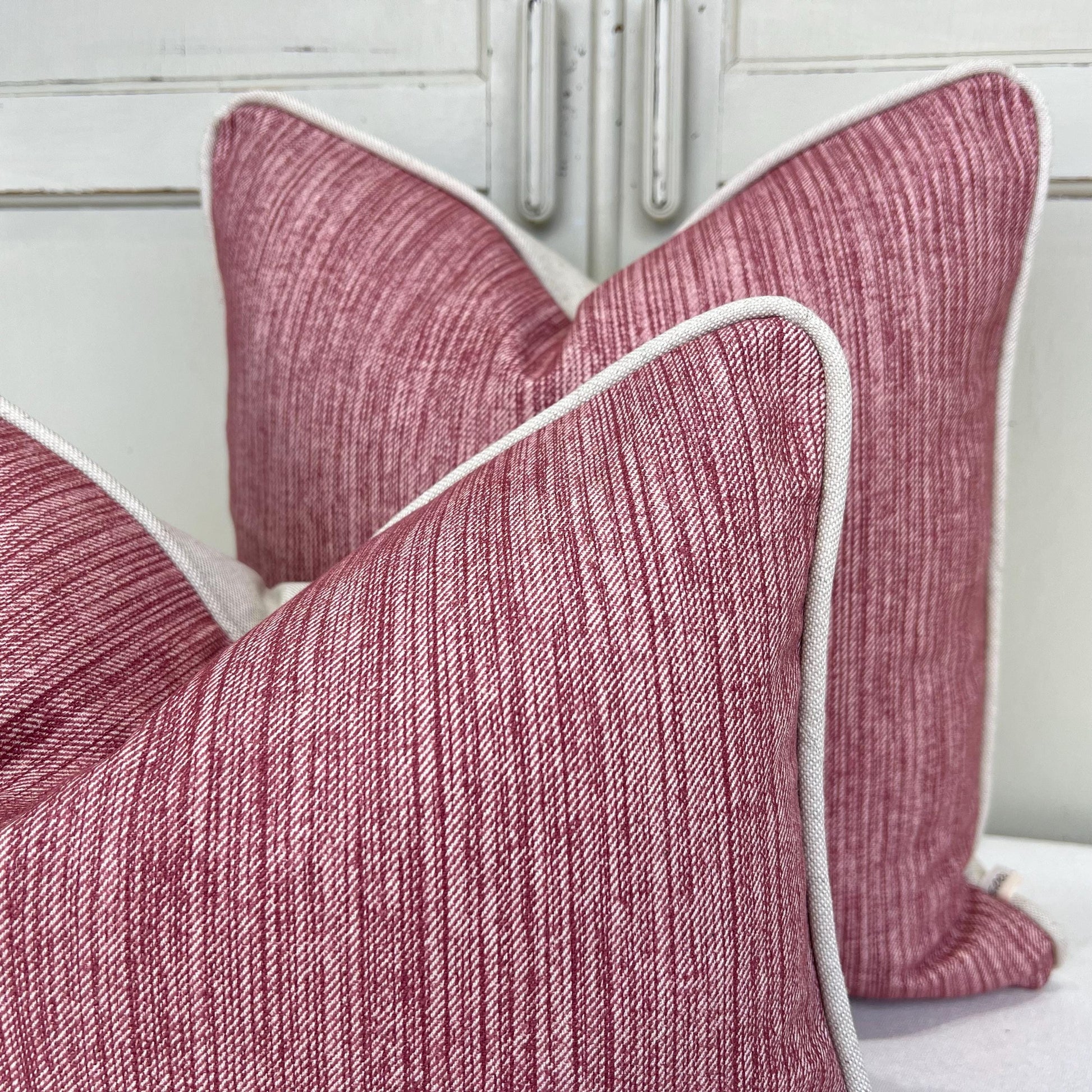 Cushions Made In Fermoie Strie Luxury Designer Decorative Burgundy Cotton Cushion Pillow Throw Cover