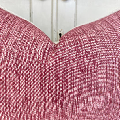 Cushions Made In Fermoie Strie Luxury Designer Decorative Burgundy Cotton Cushion Pillow Throw Cover