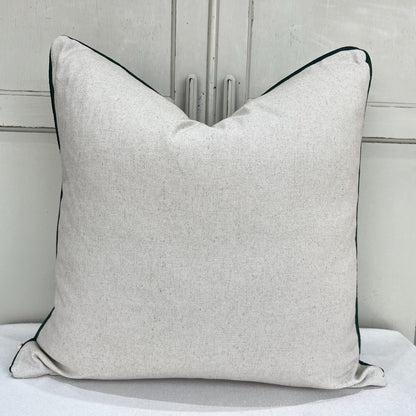 GP & J Baker Nympheus Taupe Beige Luxury Designer Linen Decorative Cushion Throw Pillow Cover