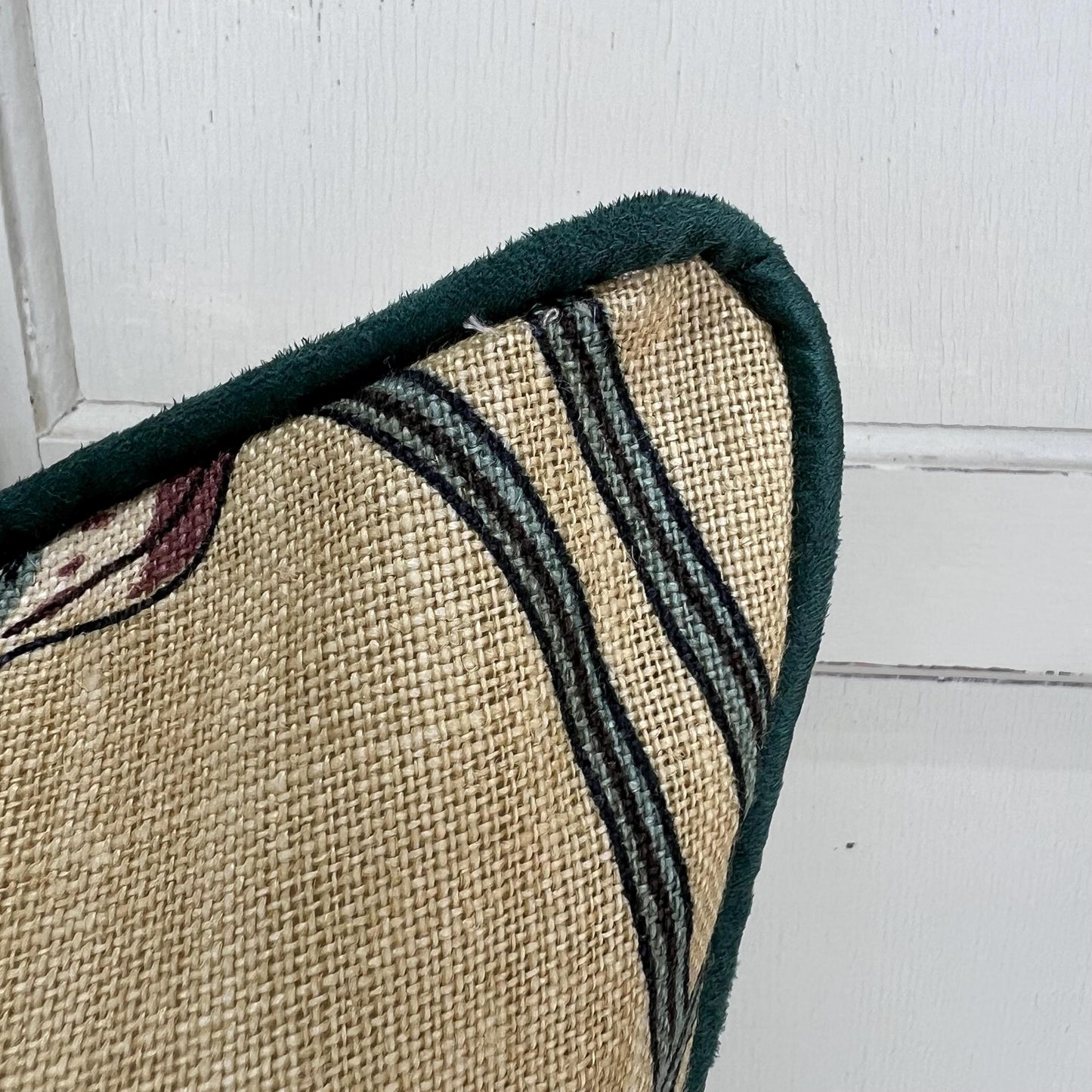 GP & J Baker Nympheus Taupe Beige Luxury Designer Linen Decorative Cushion Throw Pillow Cover