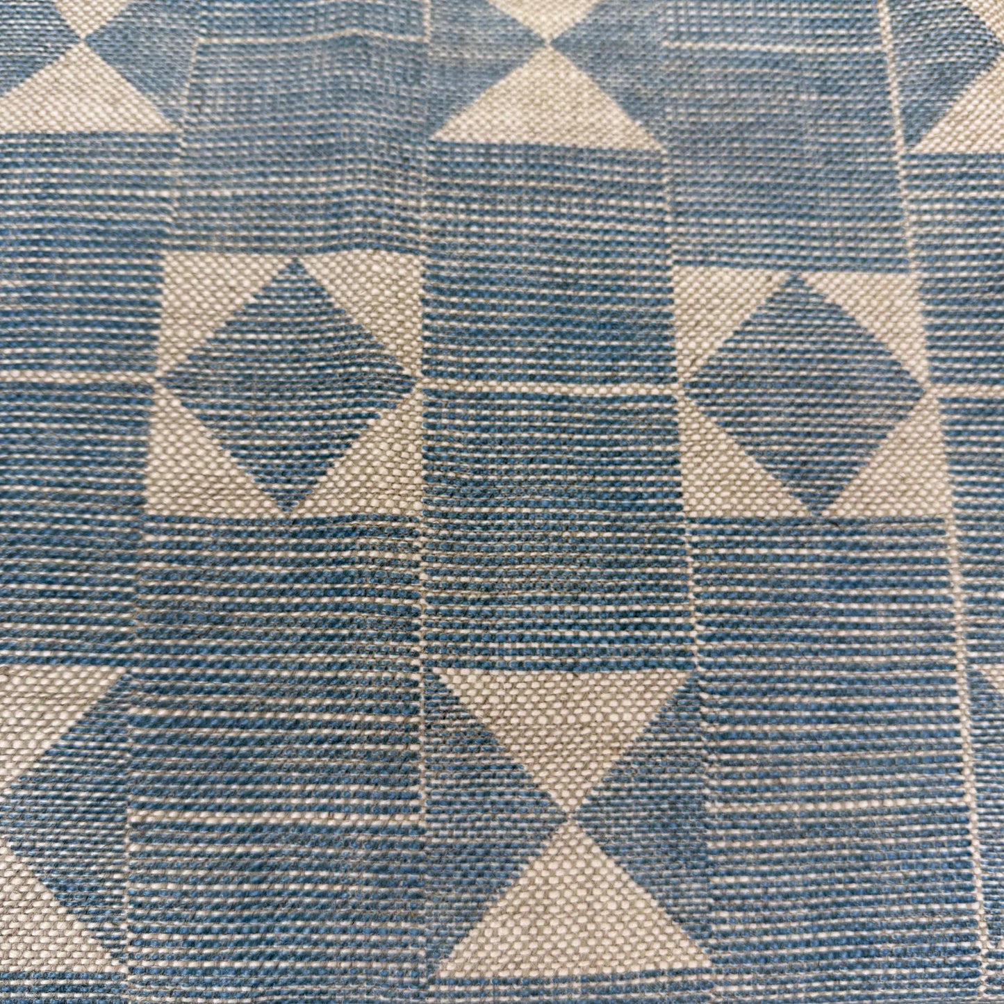 Cushions Made In Fermoie Flag Blue Neutral Linen Cushion Pillow Cover