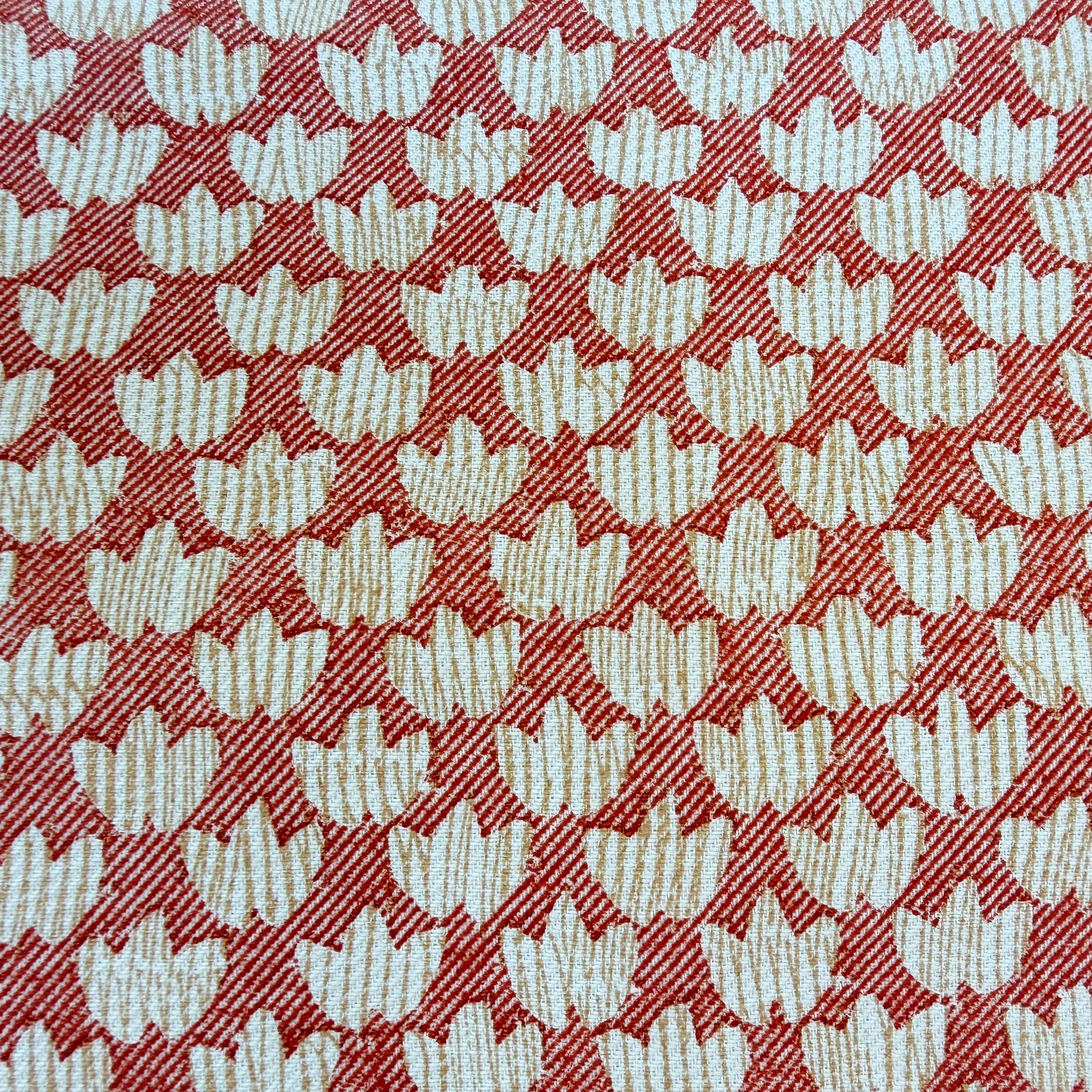 Fermoie Eythorne Cushion Cover: Luxury Tomato Red Cotton Throw Pillow