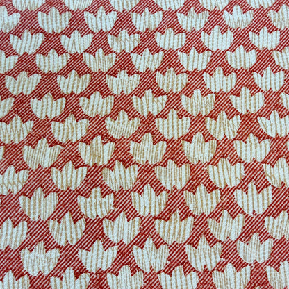 Fermoie Eythorne Cushion Cover: Luxury Tomato Red Cotton Throw Pillow