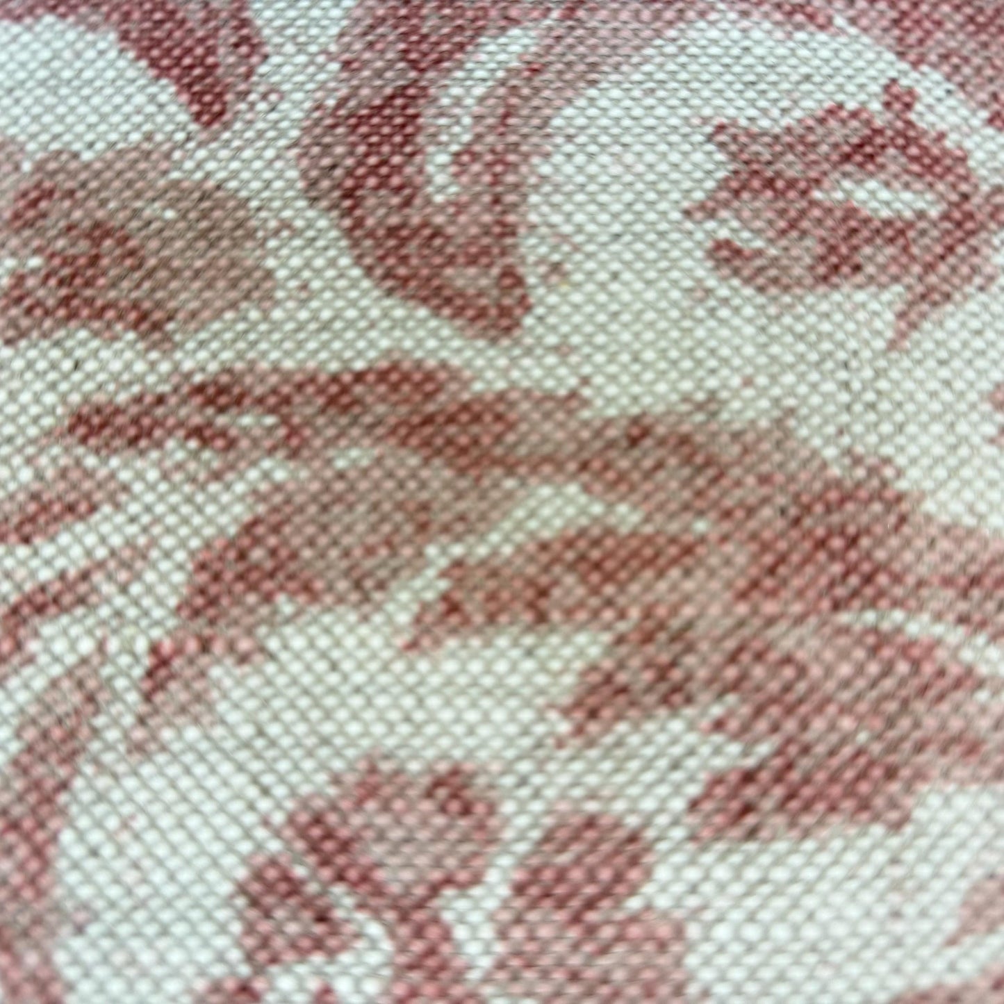 Fermoie Marlborough Designer Decorative Pink Linen Cushion Pillow Throw Cover