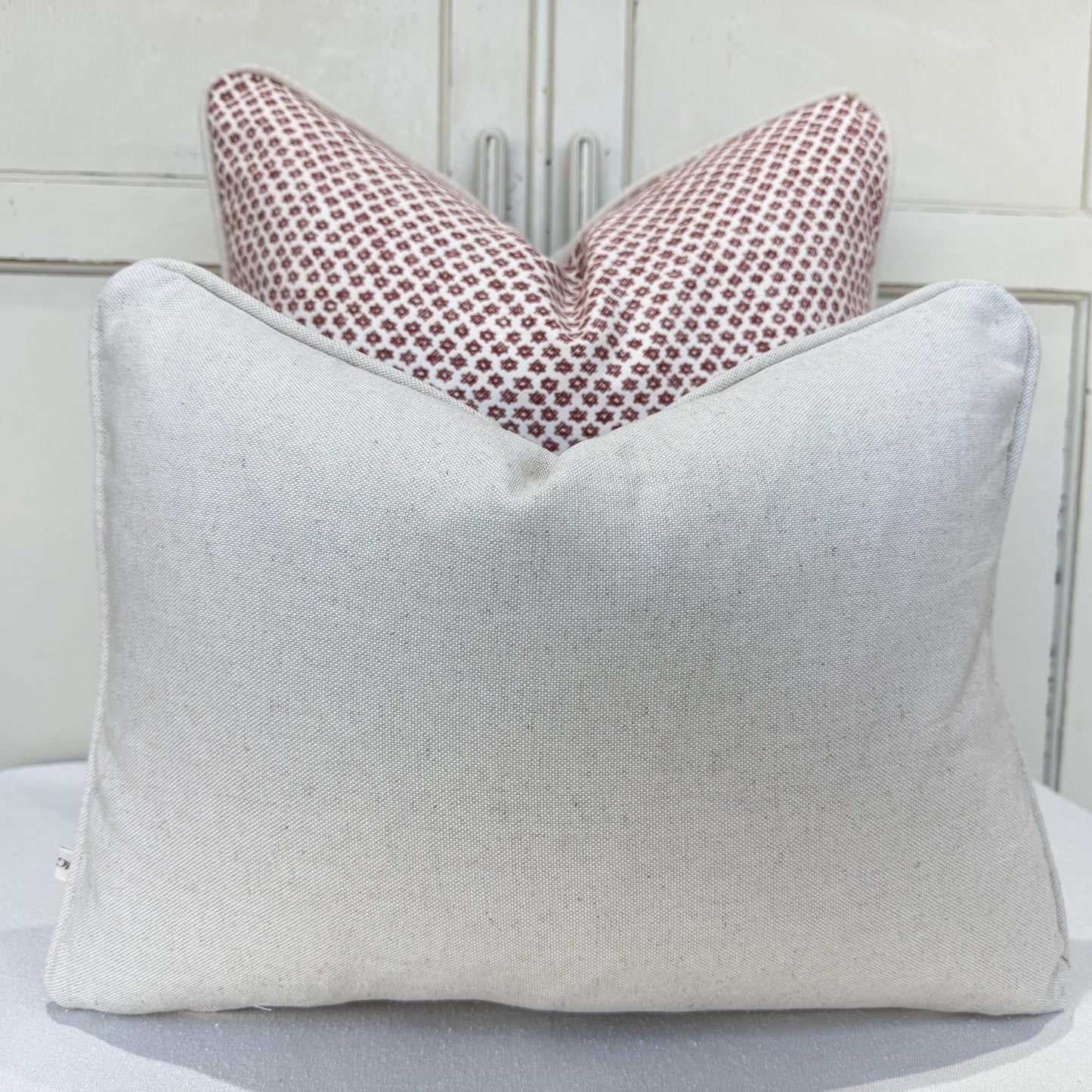 Cushions Made In Fermoie Marden Decorative Dark Red Cotton Cushion Pillow Cover