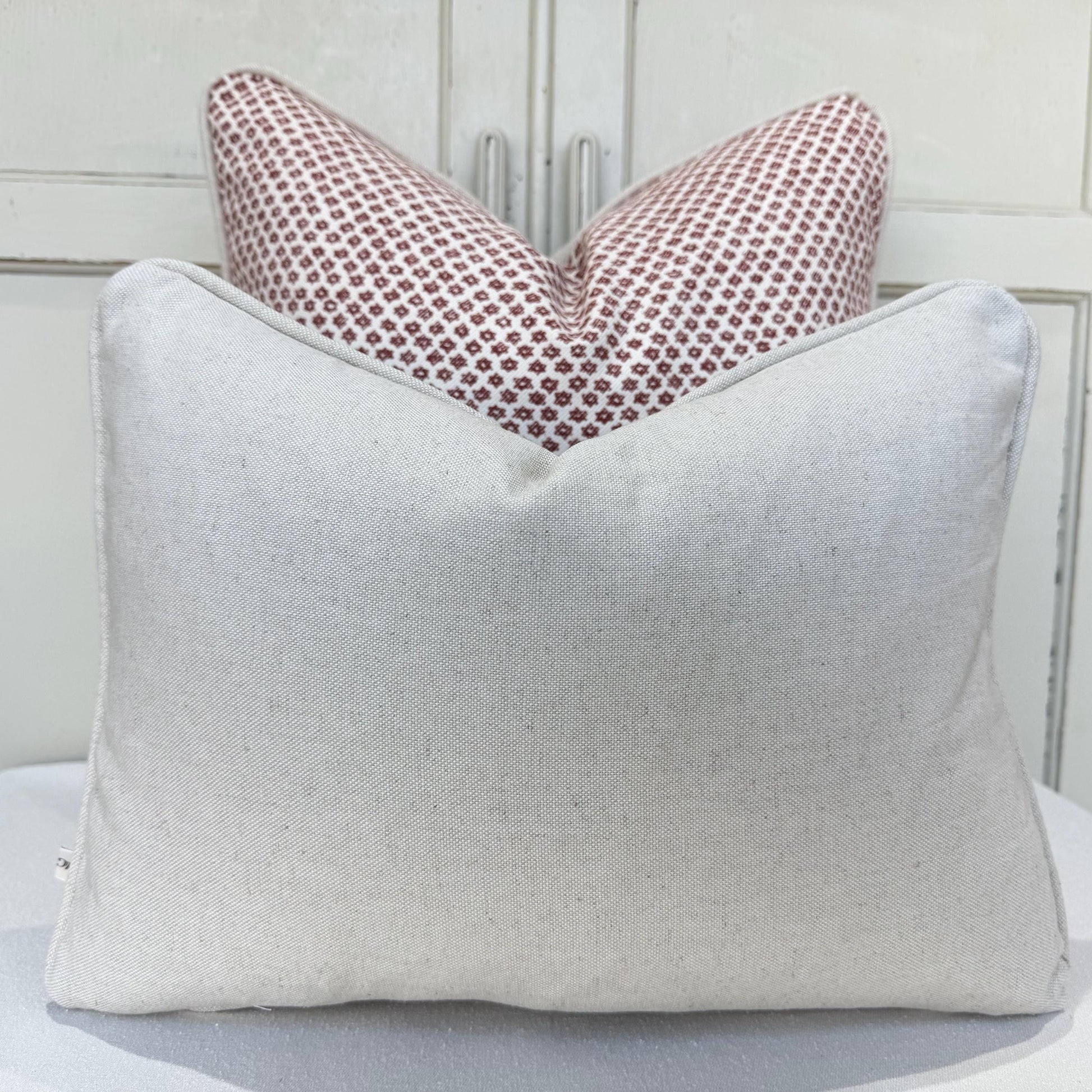 Cushions Made In Fermoie Marden Decorative Dark Red Cotton Cushion Pillow Cover