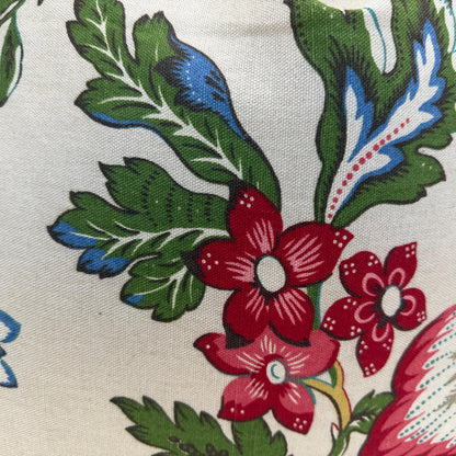 Titley and Marr Ashby Floral Red Green Cushion Pillow Cover