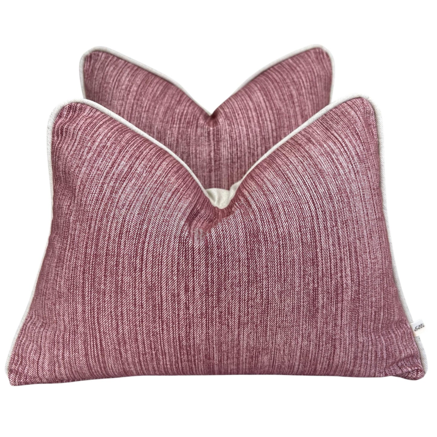 Cushions Made In Fermoie Strie Luxury Designer Decorative Burgundy Cotton Cushion Pillow Throw Cover
