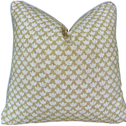Cushions Made In Fermoie Eythorne Luxury Yellow Neutral Cotton Cushion Pillow Throw Cover