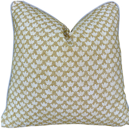 Cushions Made In Fermoie Eythorne Luxury Yellow Neutral Cotton Cushion Pillow Throw Cover