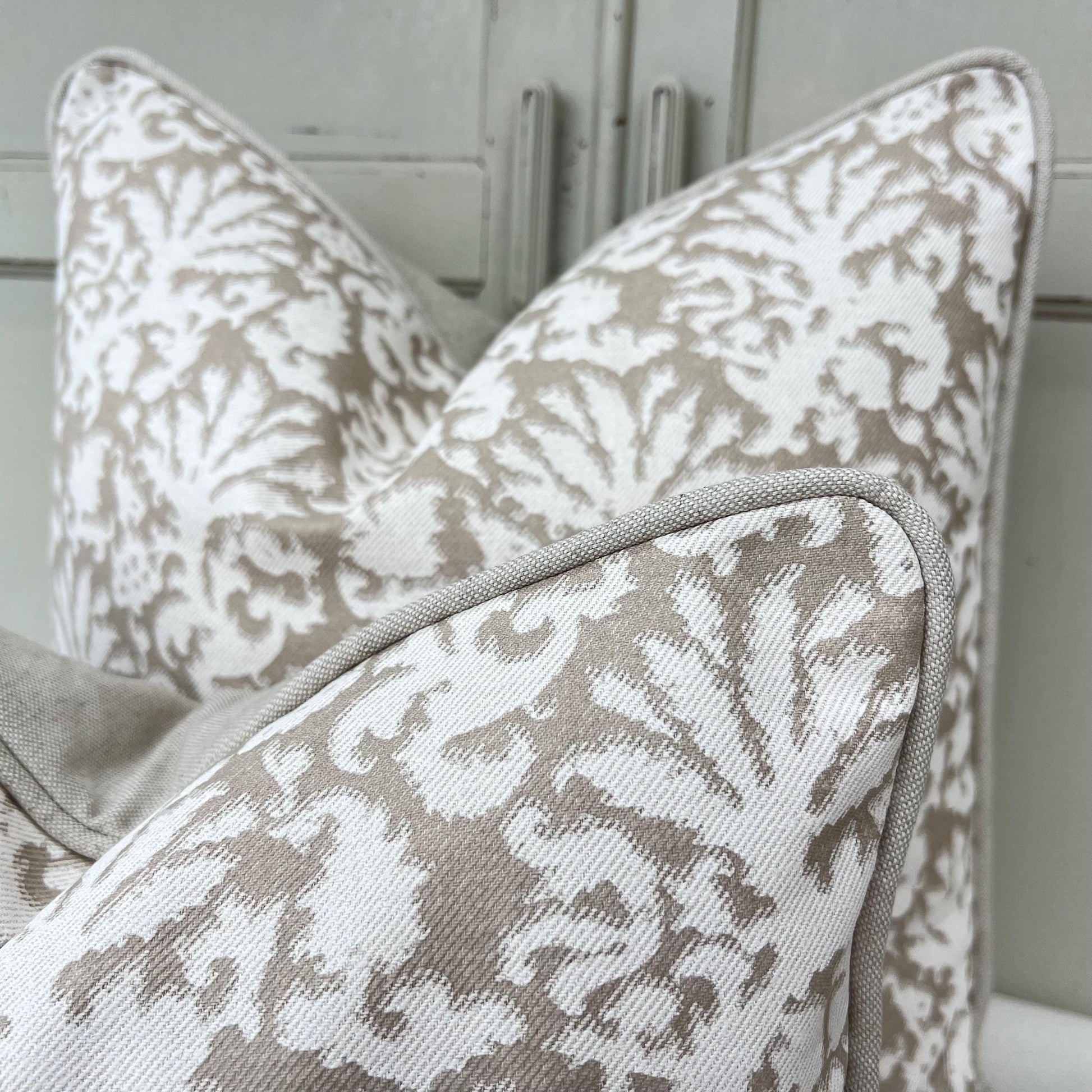Cushions Made In Fermoie Aylsham Luxury Coral Cotton Cushion Pillow Throw Cover