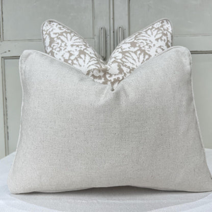 Cushions Made In Fermoie Aylsham Luxury Coral Cotton Cushion Pillow Throw Cover