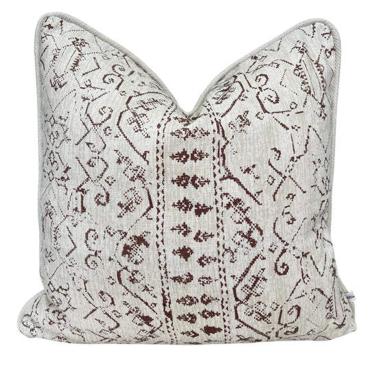 Soane Britain Designer Symi Linen Beige Neutral Fabric Sofa Cushion Pillow Cover Throw