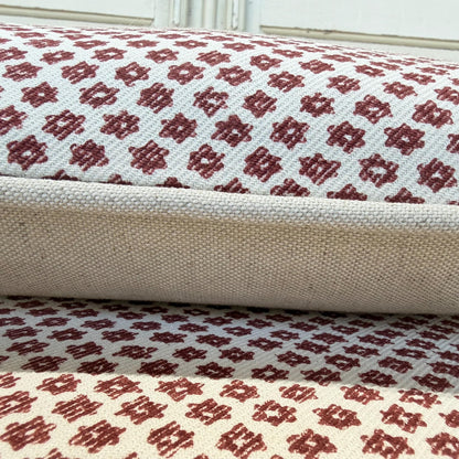 Cushions Made In Fermoie Marden Decorative Dark Red Cotton Cushion Pillow Cover