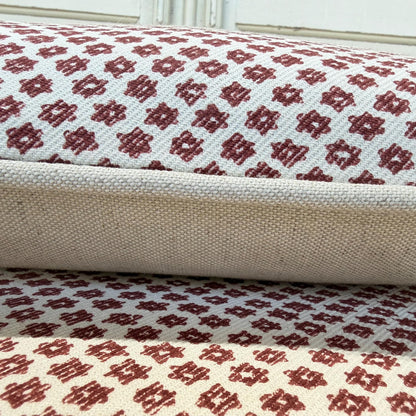Cushions Made In Fermoie Marden Decorative Dark Red Cotton Cushion Pillow Cover