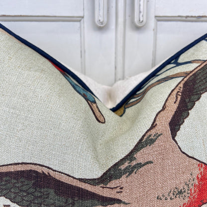 Mulberry Flying Ducks Sky Moss Luxury Designer Decorative Cushion Pillow Cover