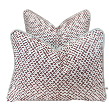 Cushions Made In Fermoie Marden Decorative Dark Red Cotton Cushion Pillow Cover