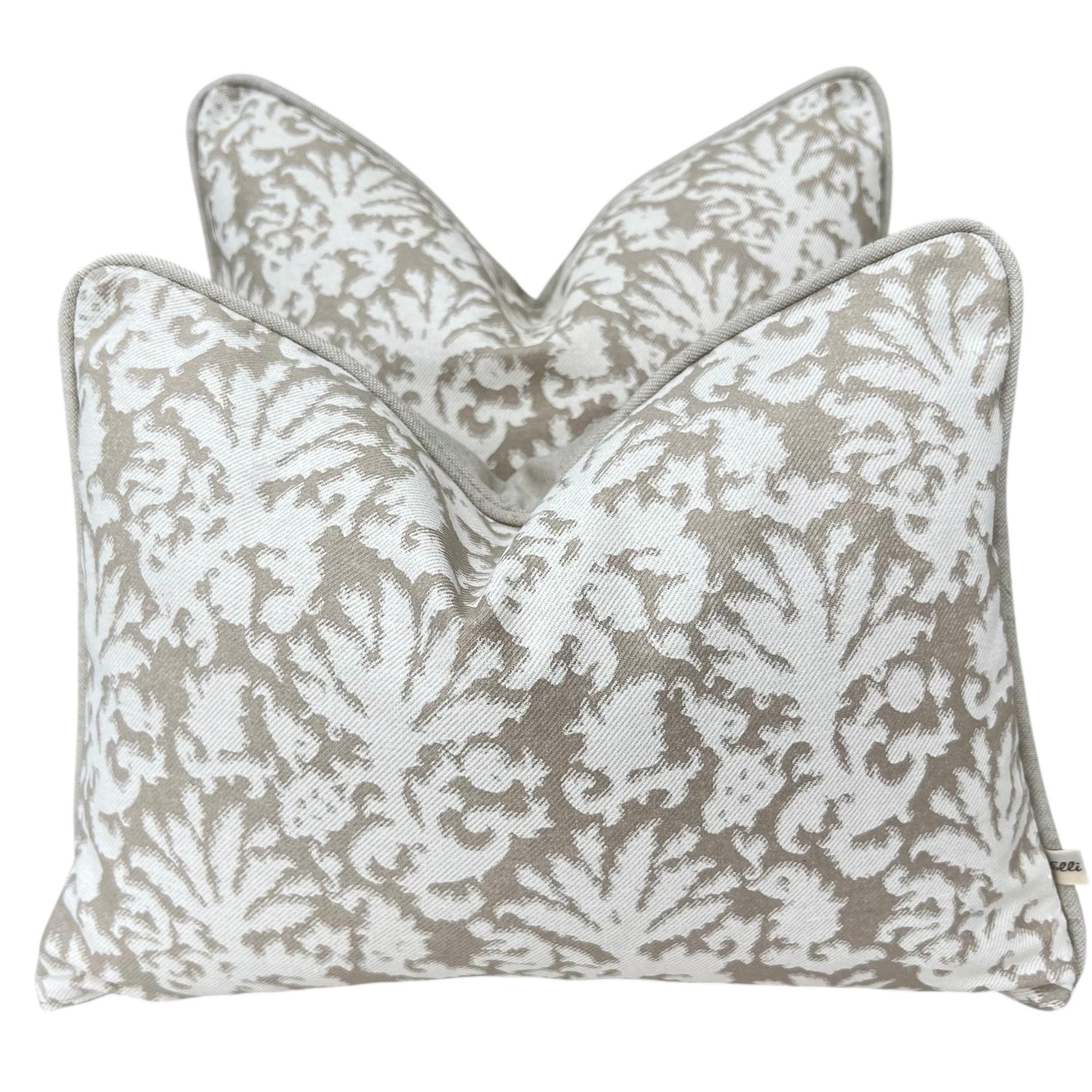 Cushions Made In Fermoie Aylsham Luxury Coral Cotton Cushion Pillow Throw Cover