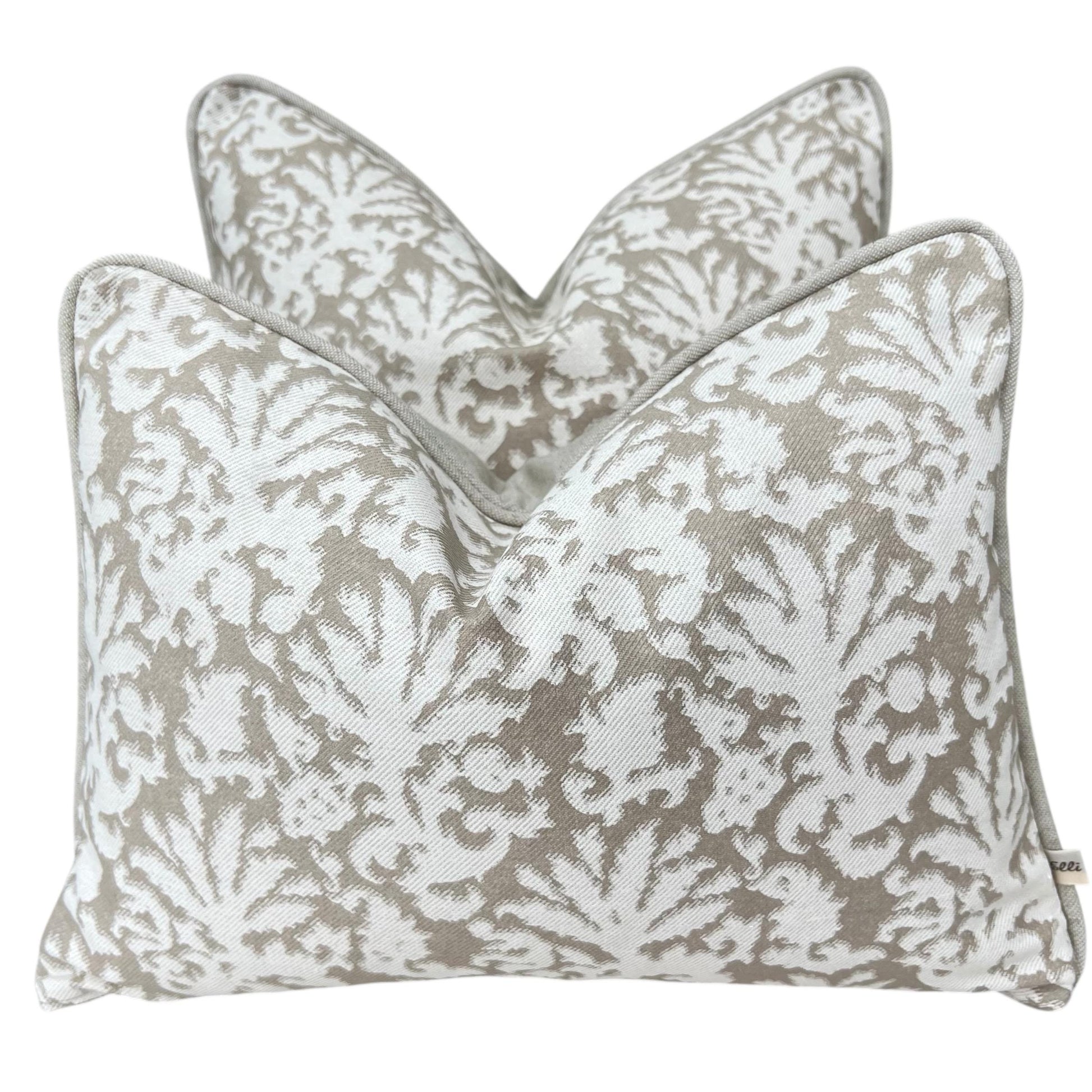 Cushions Made In Fermoie Aylsham Luxury Coral Cotton Cushion Pillow Throw Cover