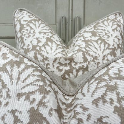 Cushions Made In Fermoie Aylsham Luxury Coral Cotton Cushion Pillow Throw Cover