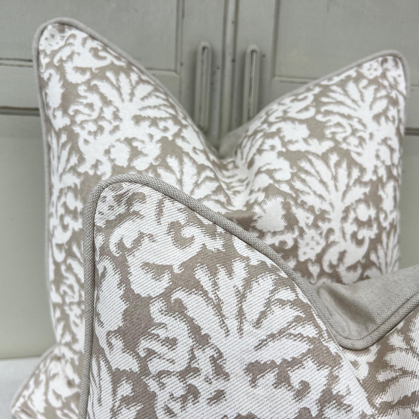 Cushions Made In Fermoie Aylsham Luxury Coral Cotton Cushion Pillow Throw Cover