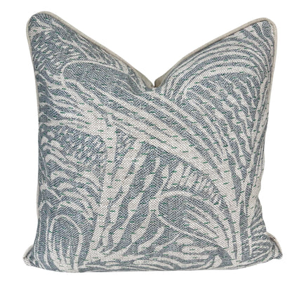 Cushions Made In Fermoie Savernake Linen Luxury Designer Decorative Pale Blue Cushion Pillow Throw Cover
