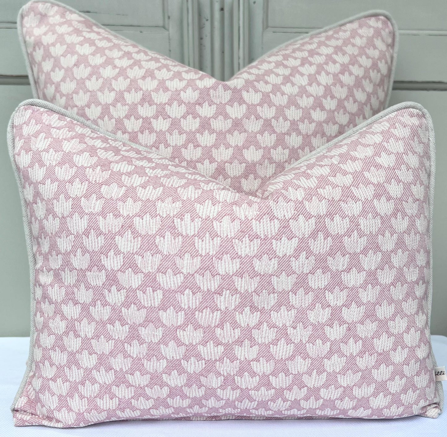 Cushions Made In Fermoie Eythorne Luxury Pink Cotton Cushion Pillow Cover