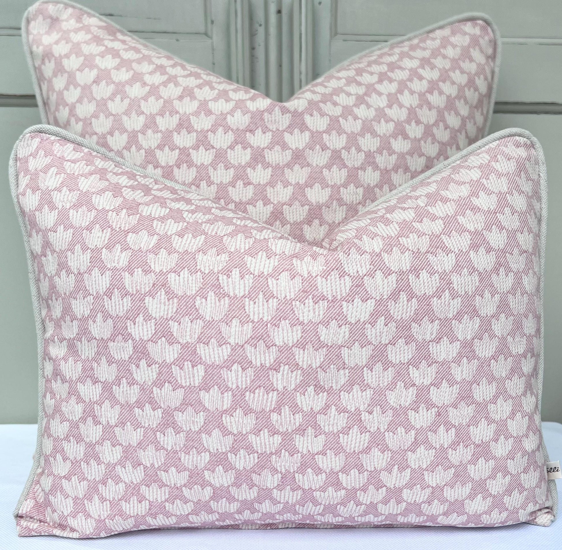 Cushions Made In Fermoie Eythorne Luxury Pink Cotton Cushion Pillow Cover