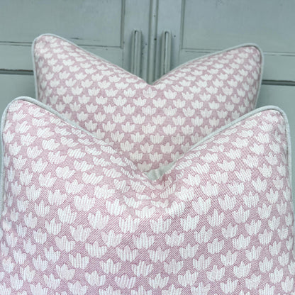 Cushions Made In Fermoie Eythorne Luxury Pink Cotton Cushion Pillow Cover