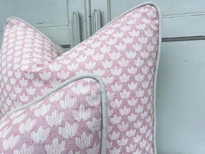 Cushions Made In Fermoie Eythorne Luxury Pink Cotton Cushion Pillow Cover