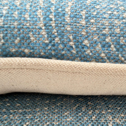 Cushions Made In Fermoie Cloud Luxury Mid Blue Linen Cushion Pillow Cover