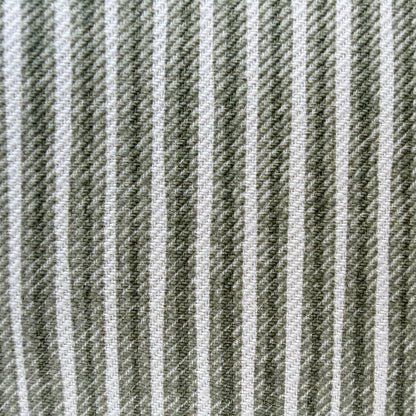 Cushions Made In Fermoie Luxury Designer Poulton Stripe Green Olive Cushion Pillow Throw Cover