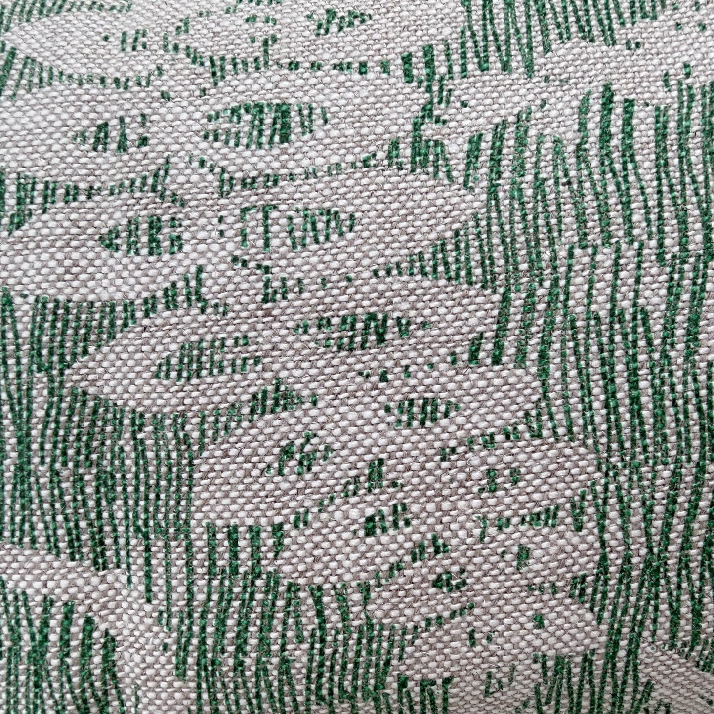 Cushions Made In Fermoie Hackford Green Linen Fabric Cushion Pillow Throw Cover