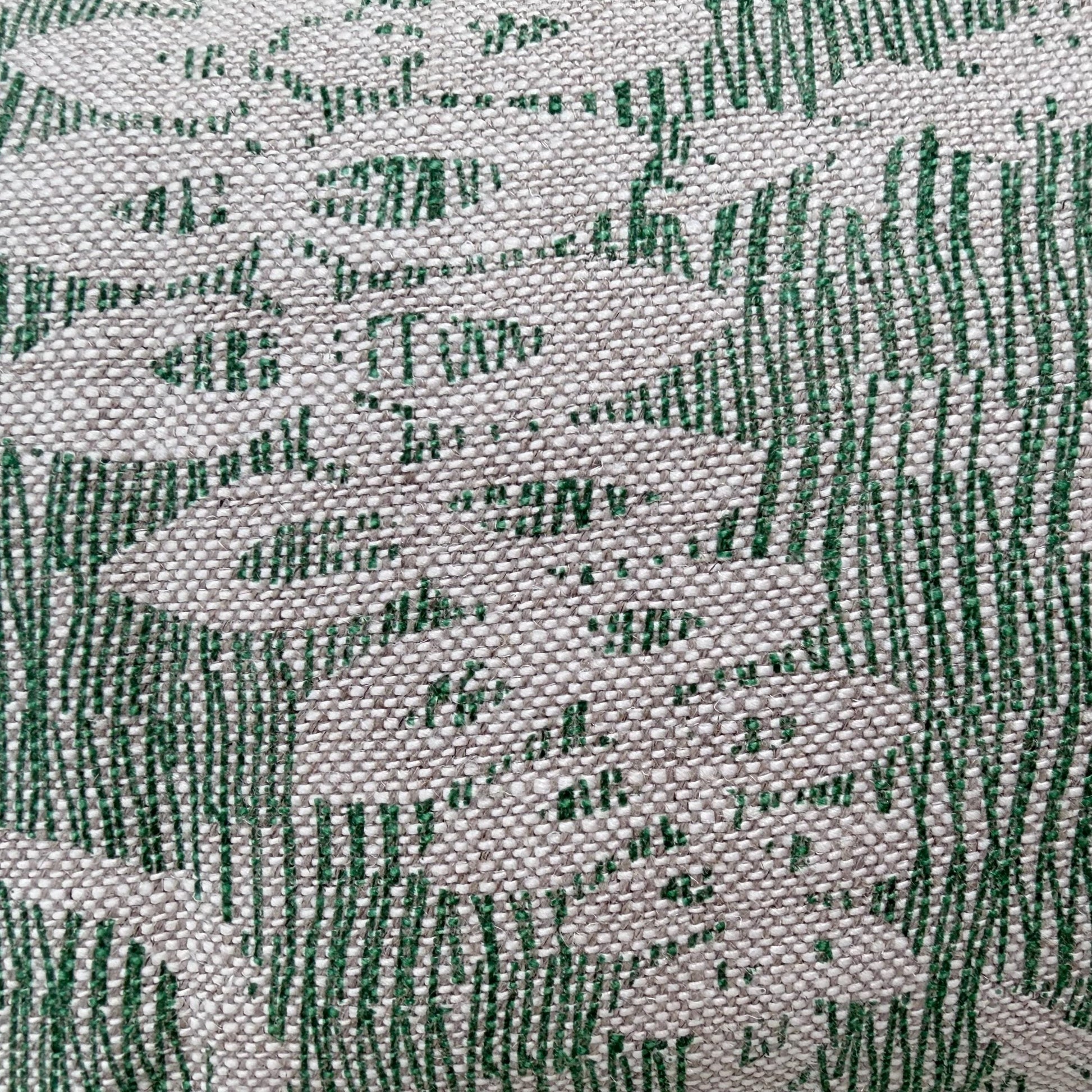 Cushions Made In Fermoie Hackford Green Linen Fabric Cushion Pillow Throw Cover