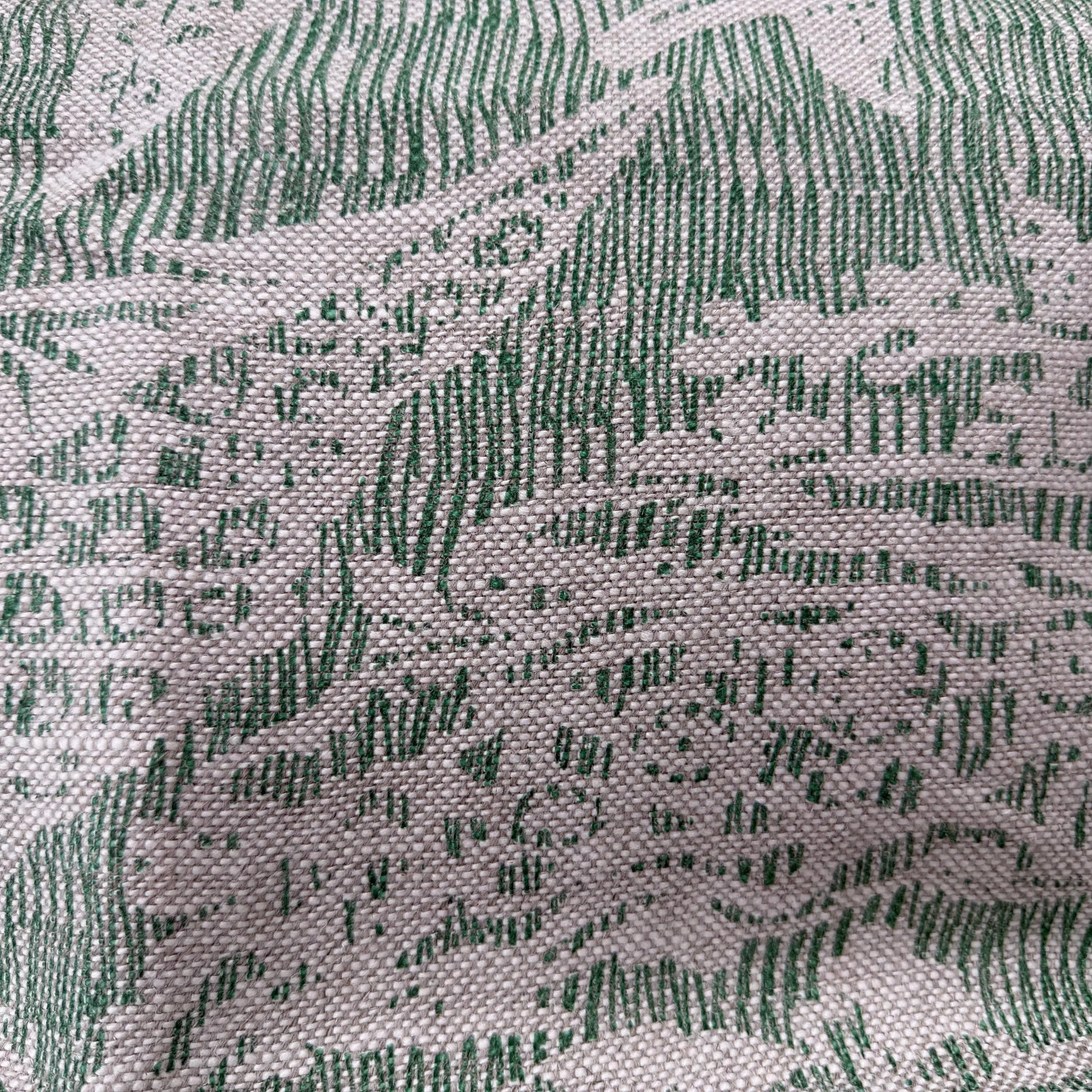 Cushions Made In Fermoie Hackford Green Linen Fabric Cushion Pillow Throw Cover