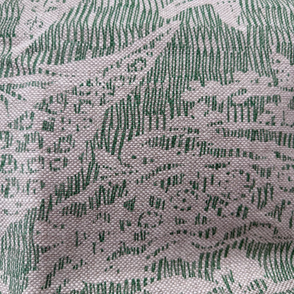 Cushions Made In Fermoie Hackford Green Linen Fabric Cushion Pillow Throw Cover