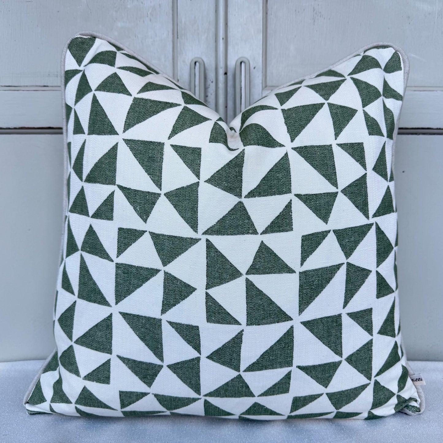 Cushions Made In Fermoie Circus Green Cotton Cushion Pillow Throw Cover