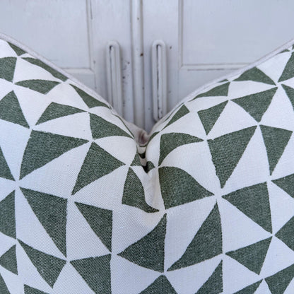 Cushions Made In Fermoie Circus Green Cotton Cushion Pillow Throw Cover