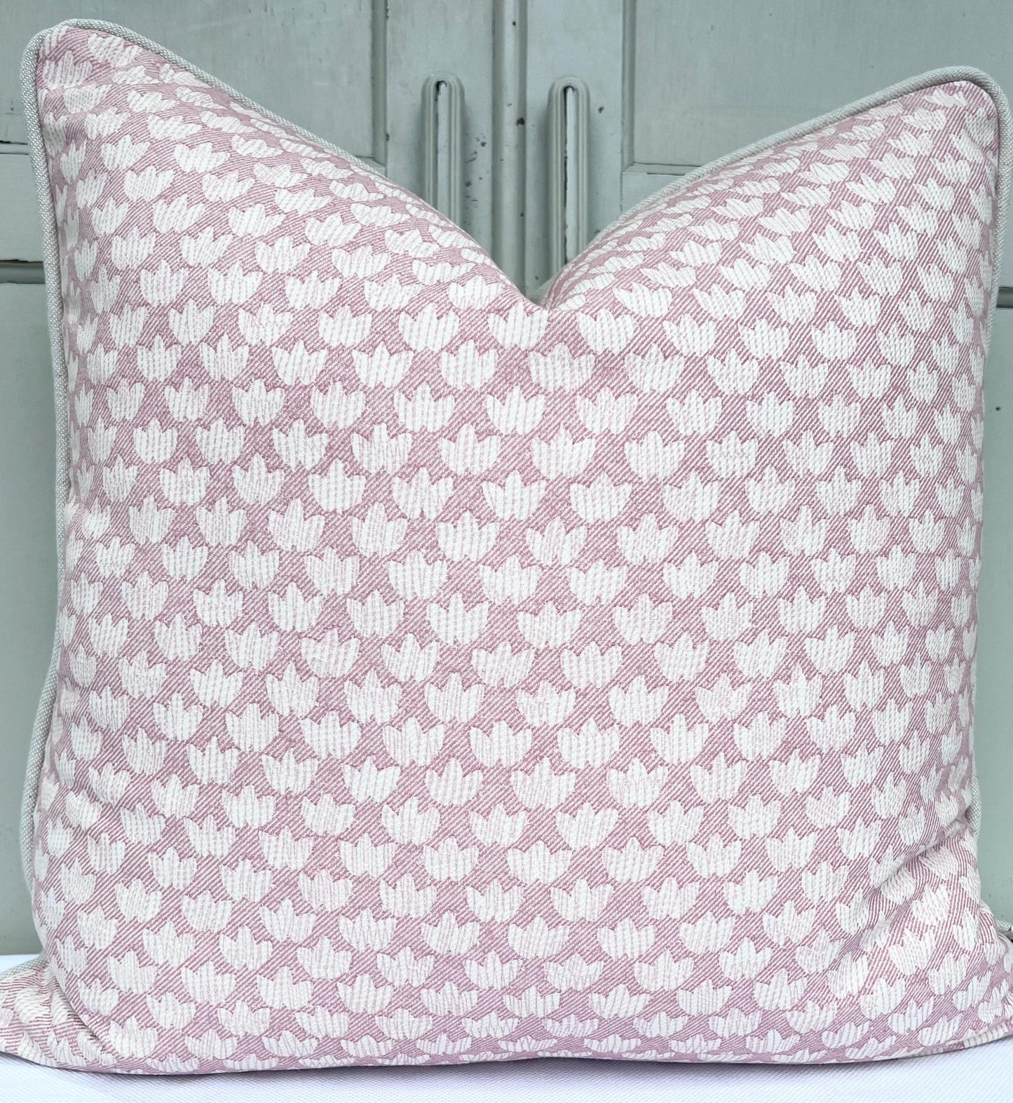 Cushions Made In Fermoie Eythorne Luxury Pink Cotton Cushion Pillow Cover