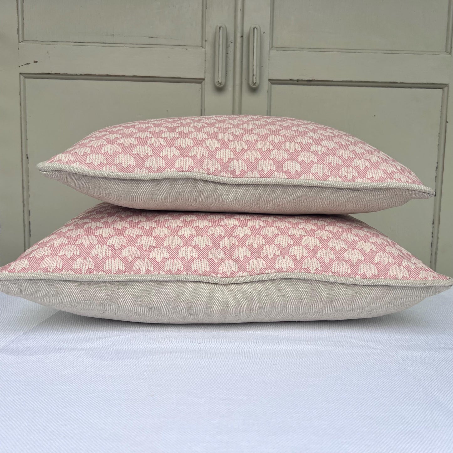 Cushions Made In Fermoie Eythorne Luxury Pink Cotton Cushion Pillow Cover